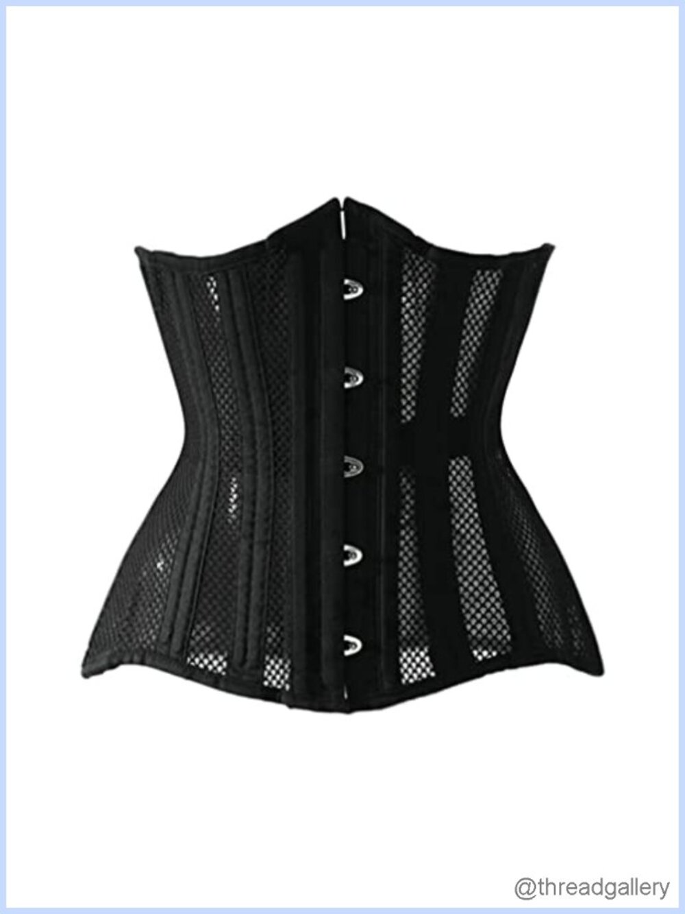Steel Boned Underbust Corset Waist Trainer Shapewear Cincher